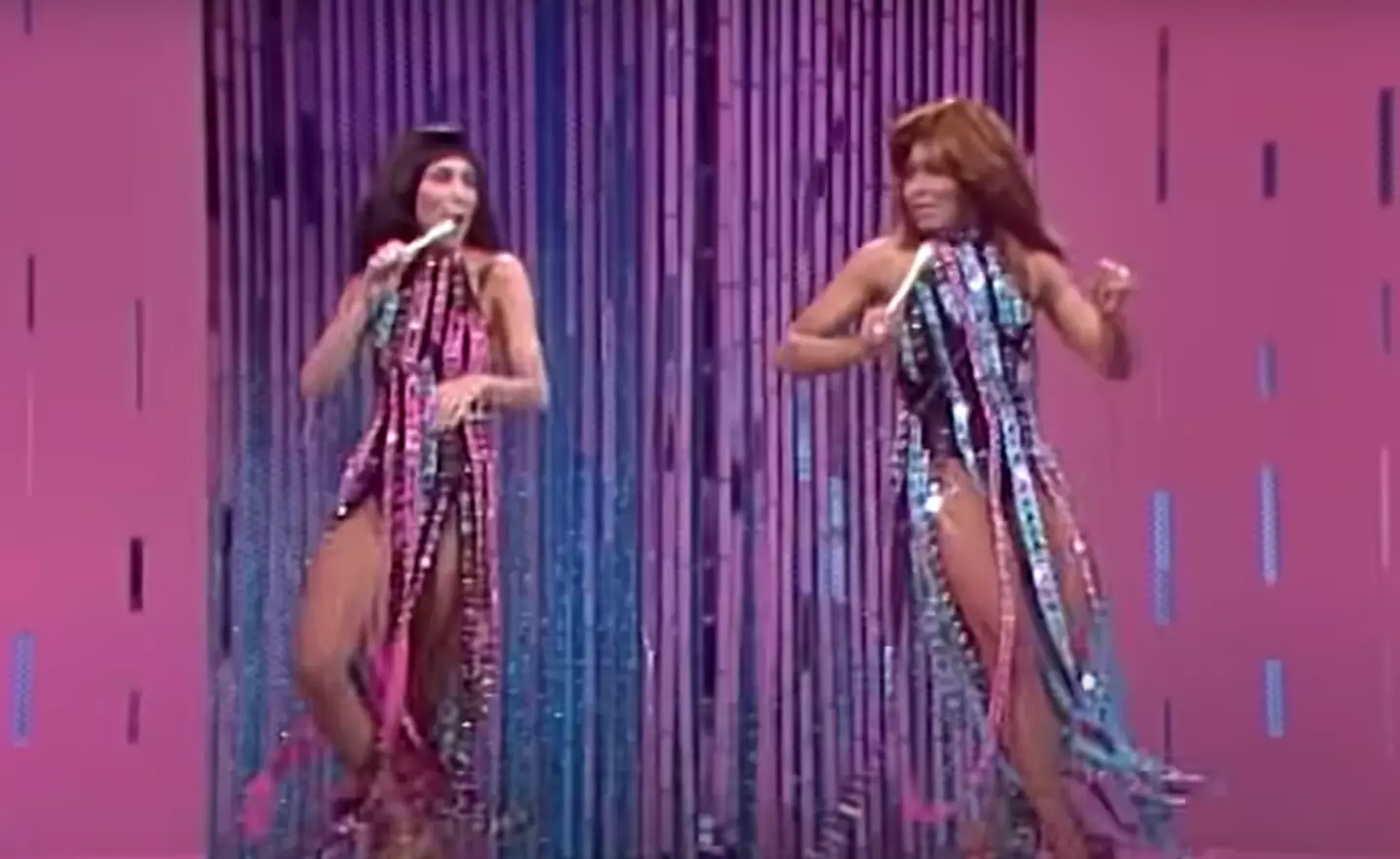Tina joined Cher on her show back in 1975.