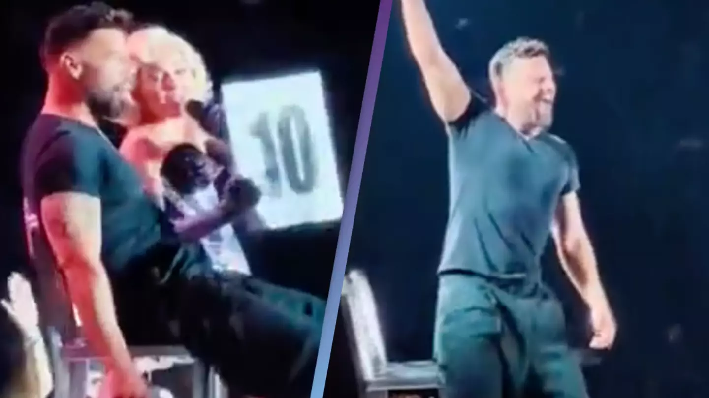 People all spot the same awkward thing as Ricky Martin performs at Madonna's show