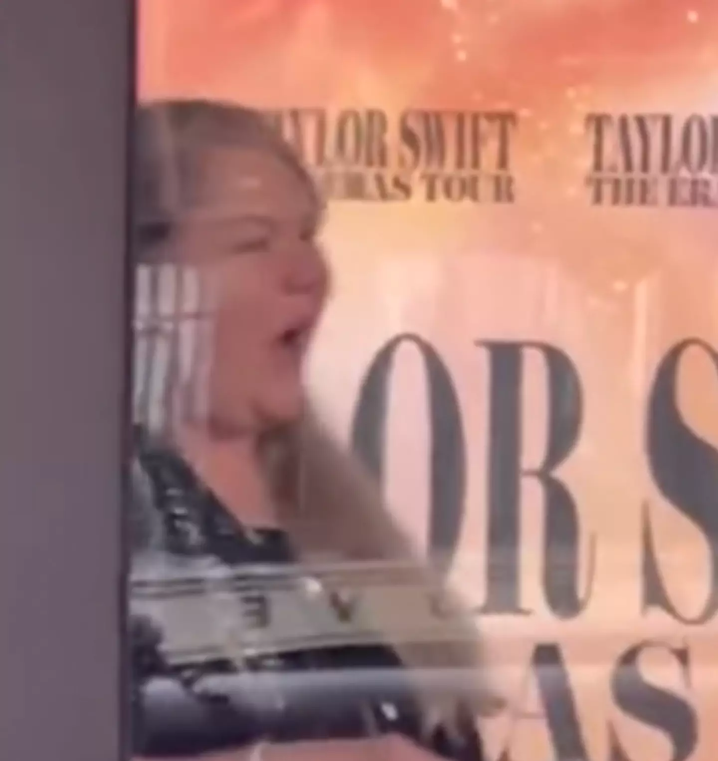 Taylor Swift's reaction was certainly wholesome.
