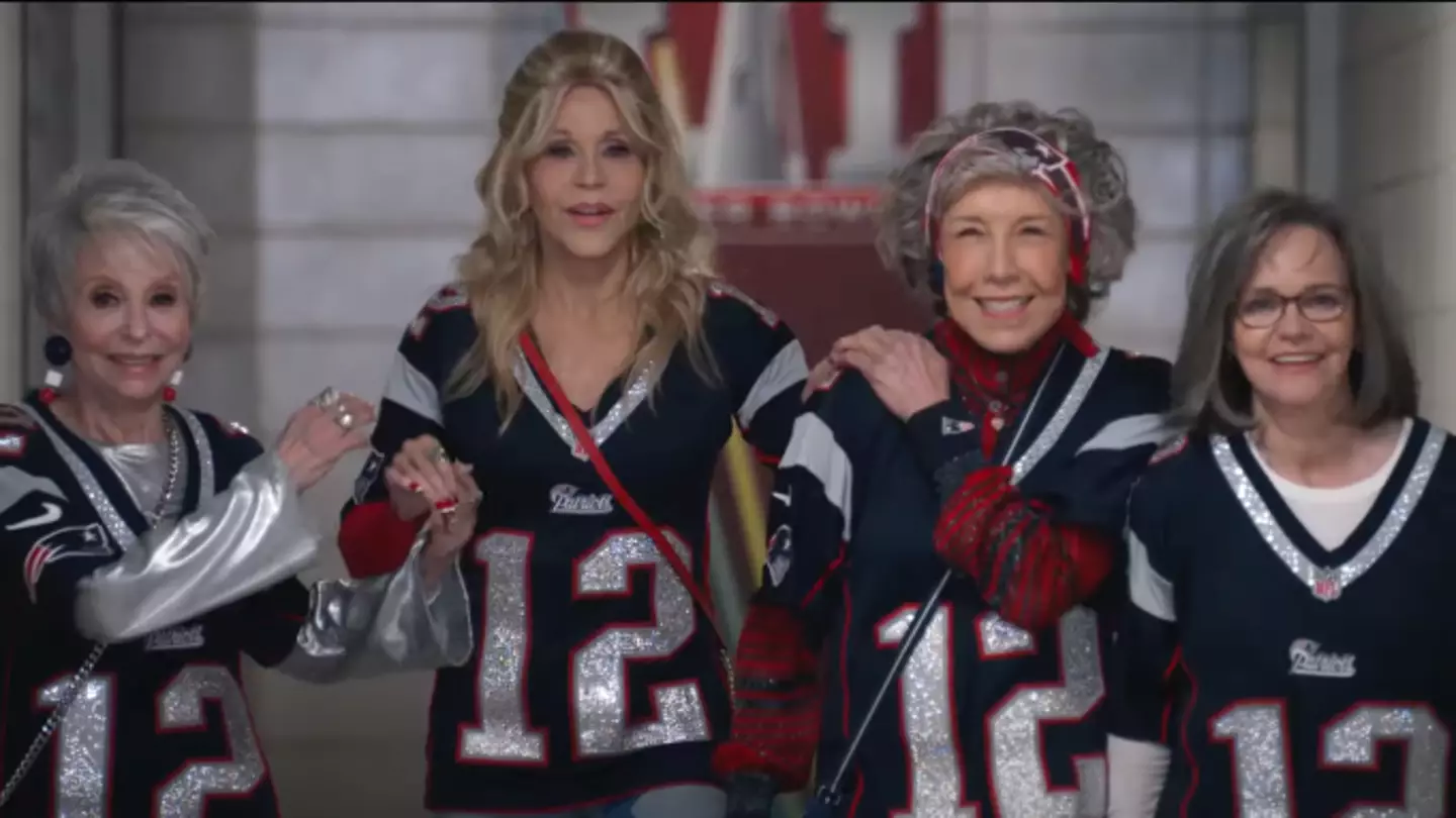 Jane Fonda, Sally Field, Rita Moreno and Lily Tomlin in the new movie, 80 for Brady.