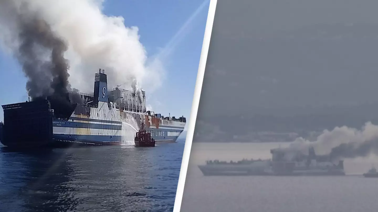 Missing Ferry Fire Passenger Found Alive Off Corfu