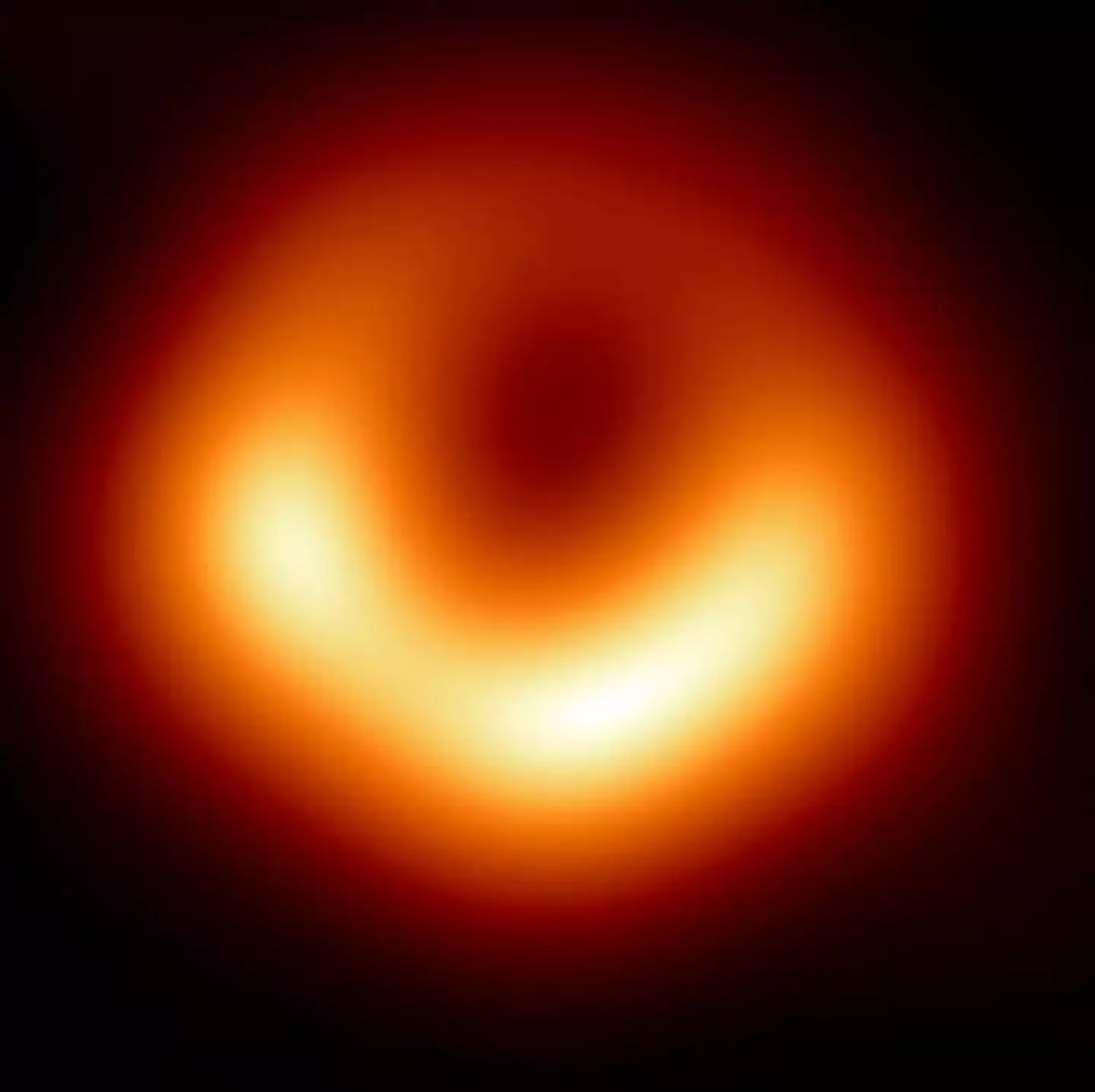 The original image of the M87 black hole.