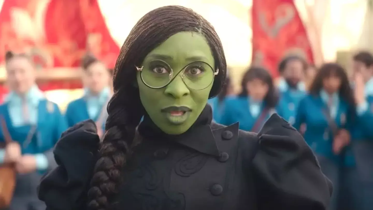 Erivo as Elphaba (Universal Pictures)