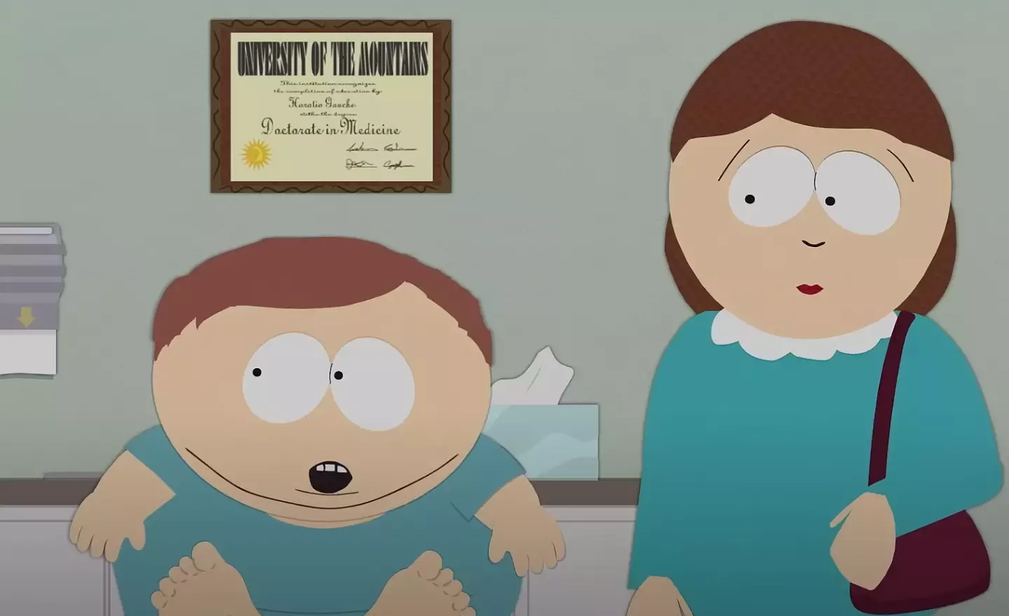 They're doing what to Cartman? (YouTube/ South Park Studios/ Paramount+) 