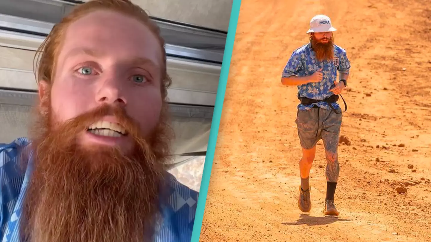 Man trying to become first person to run entire length of Africa shares heartbreaking reason he may have to stop