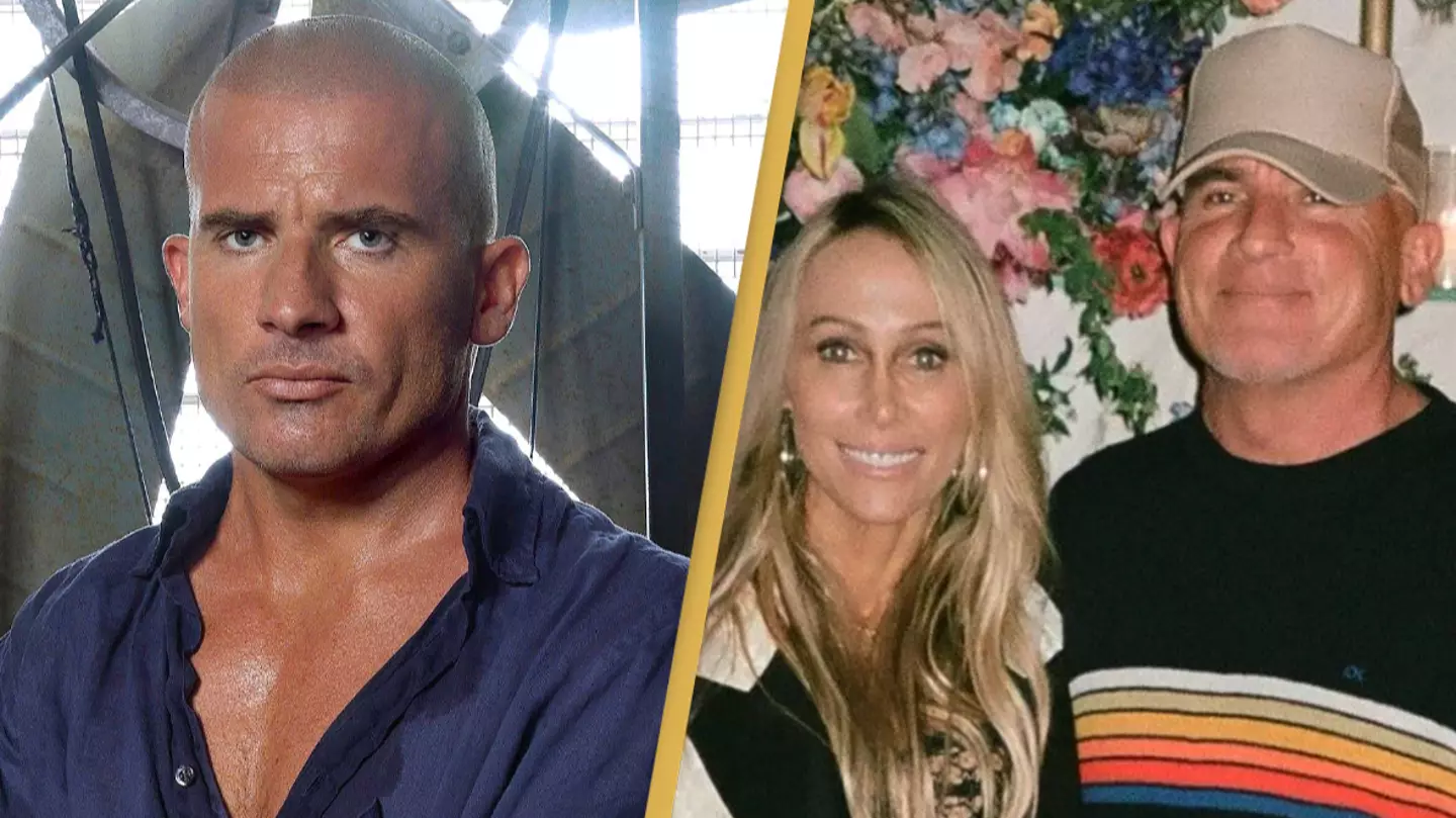 Prison Break's Dominic Purcell says he's punching above his weight dating Miley Cyrus' mom Tish