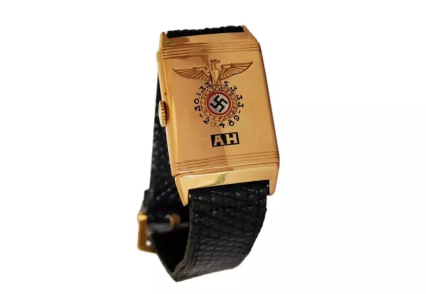 The Huber watch that is believed to have belonged to Adolf Hitler sold for $1.1 million at auction in the US.