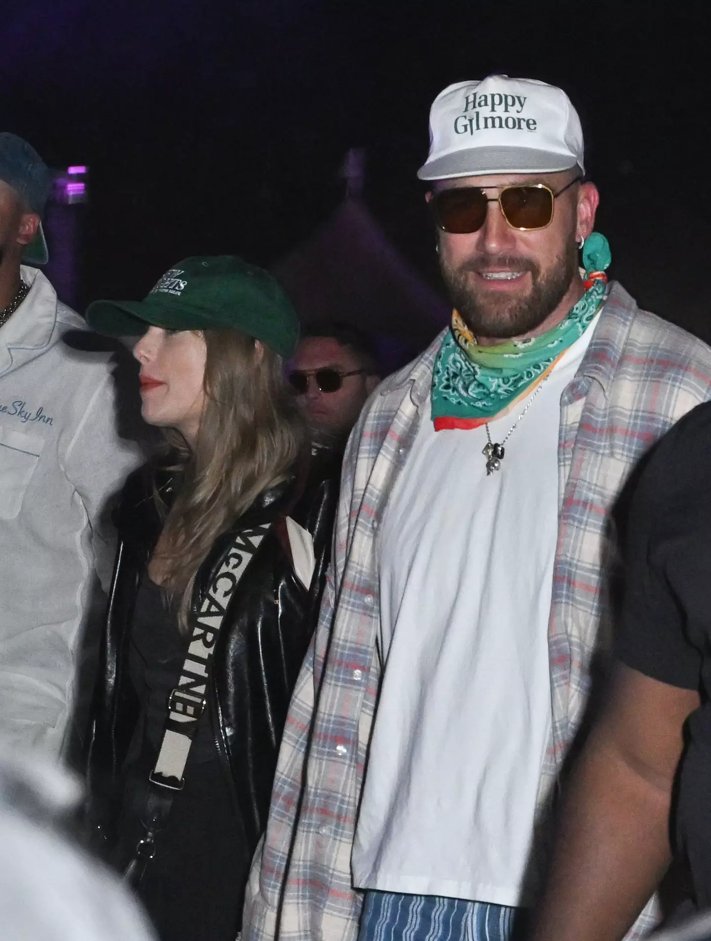 Taylor Swift and Travis Kelce attended Coachella 2024. (Gilbert Flores/WWD via Getty Images)