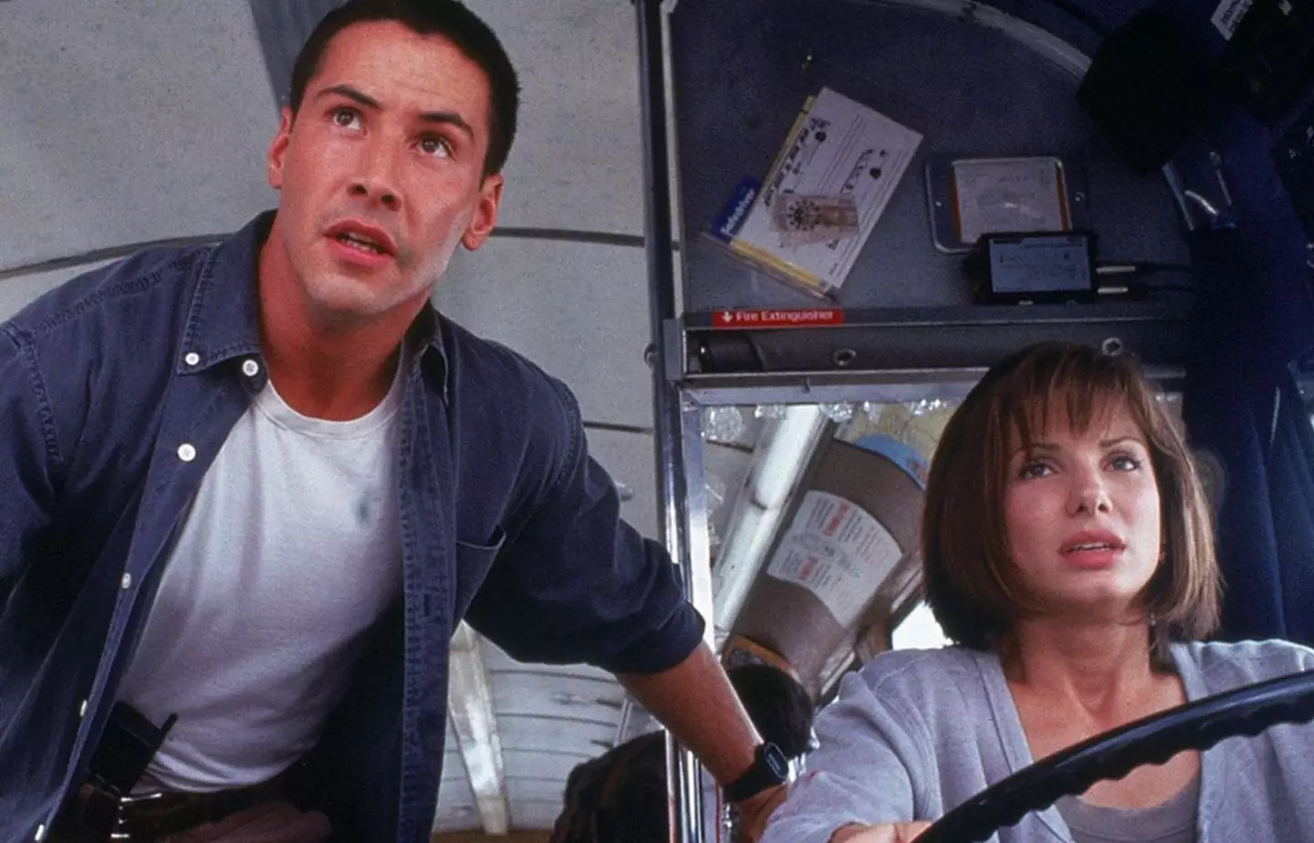 The duo starred in 1994's Speed together. (20th Century Fox)