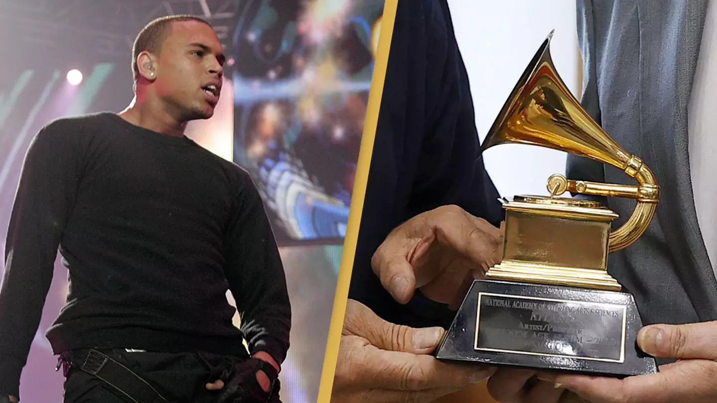 Chris Brown absolutely explodes after losing Grammy Award to artist he's never heard of