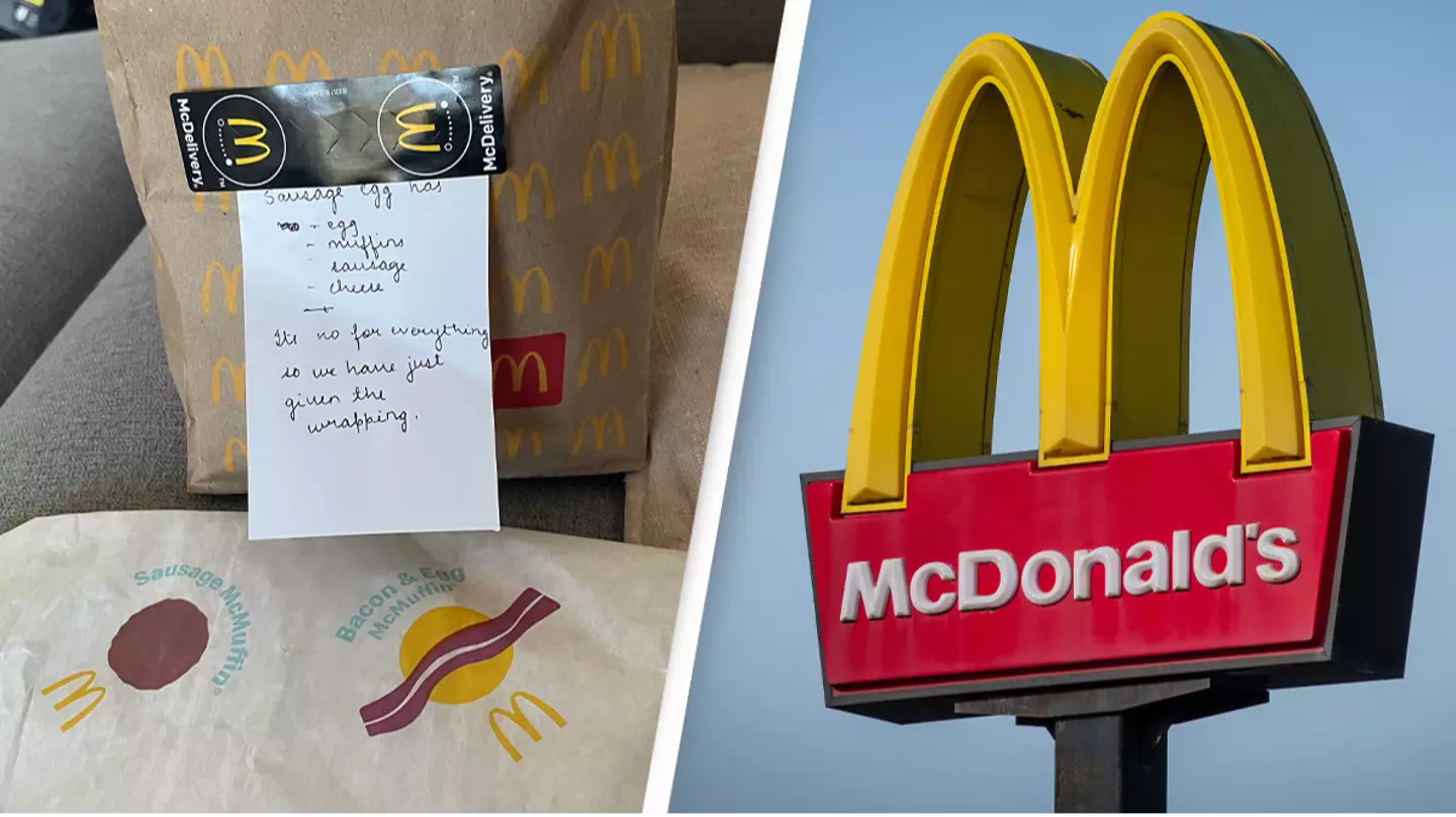 Pregnant woman left stunned after McDonald's workers left blunt note on her 'disappointing' order