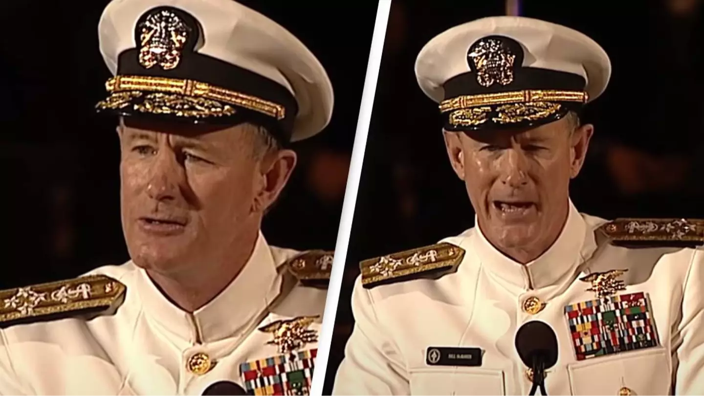 US Admiral's advice revealing how making your bed can 'change the world' praised as the greatest ever
