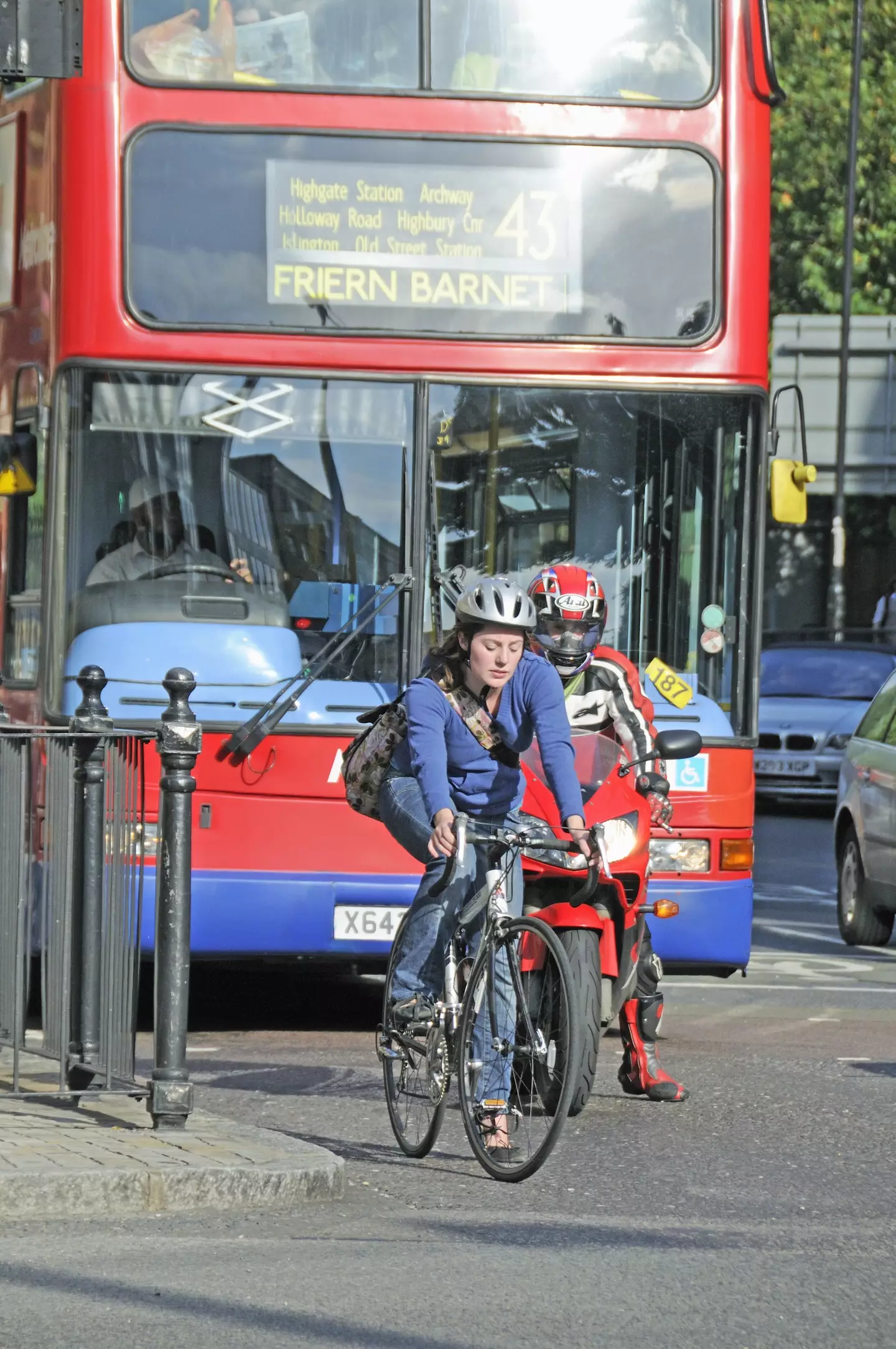 Bus company puts drivers on bicycles to show how terrifying it is for ...