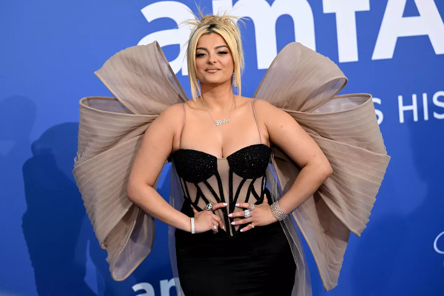 Bebe Rexha has claimed she could 'bring down' the music industry. (STEFANO RELLANDINI/AFP via Getty Images)