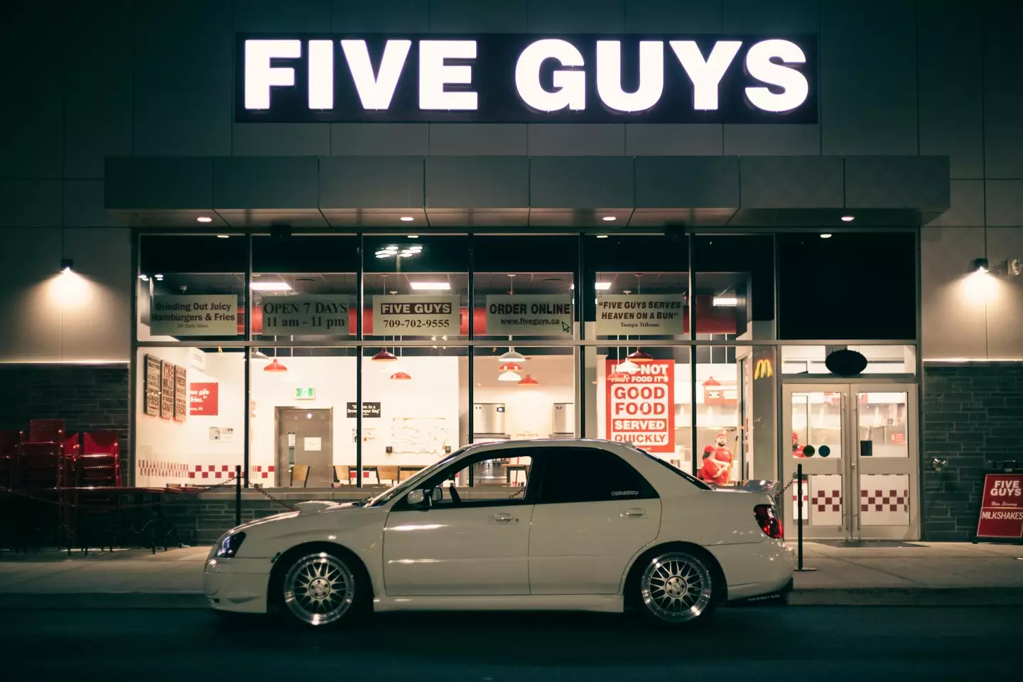Five Guys is one of the pricier fast food chains available. (Erik Mclean/Pexels)