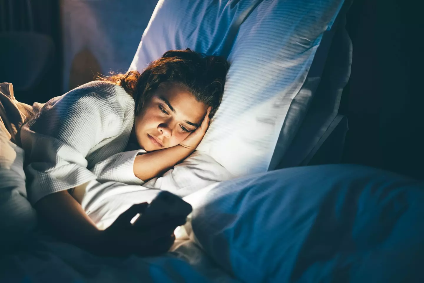 Getting to sleep can be tough, especially when you start 'doom scrolling', but Apple has come up with a solution. (Getty Images)