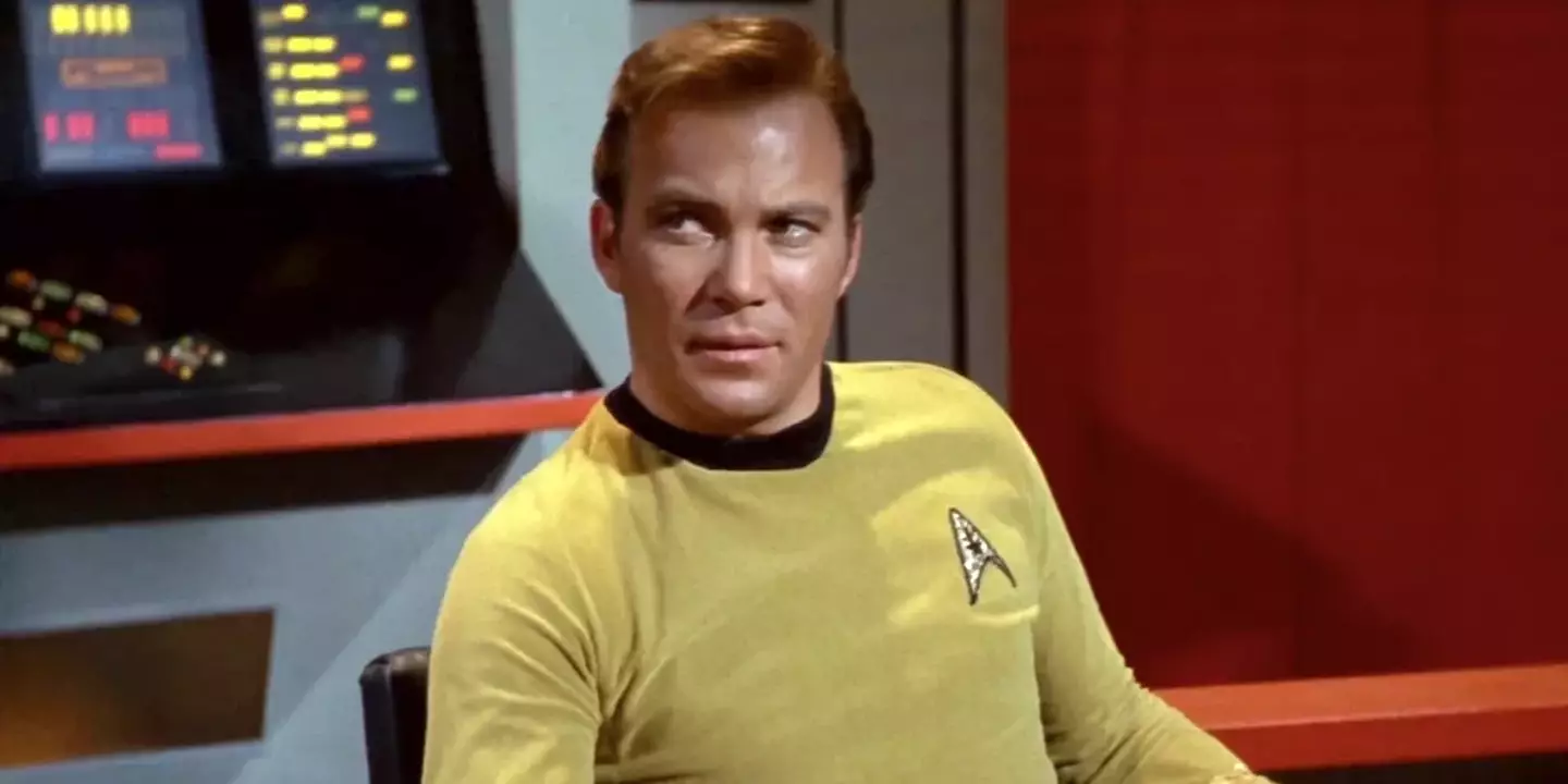 William Shatner in Star Trek.