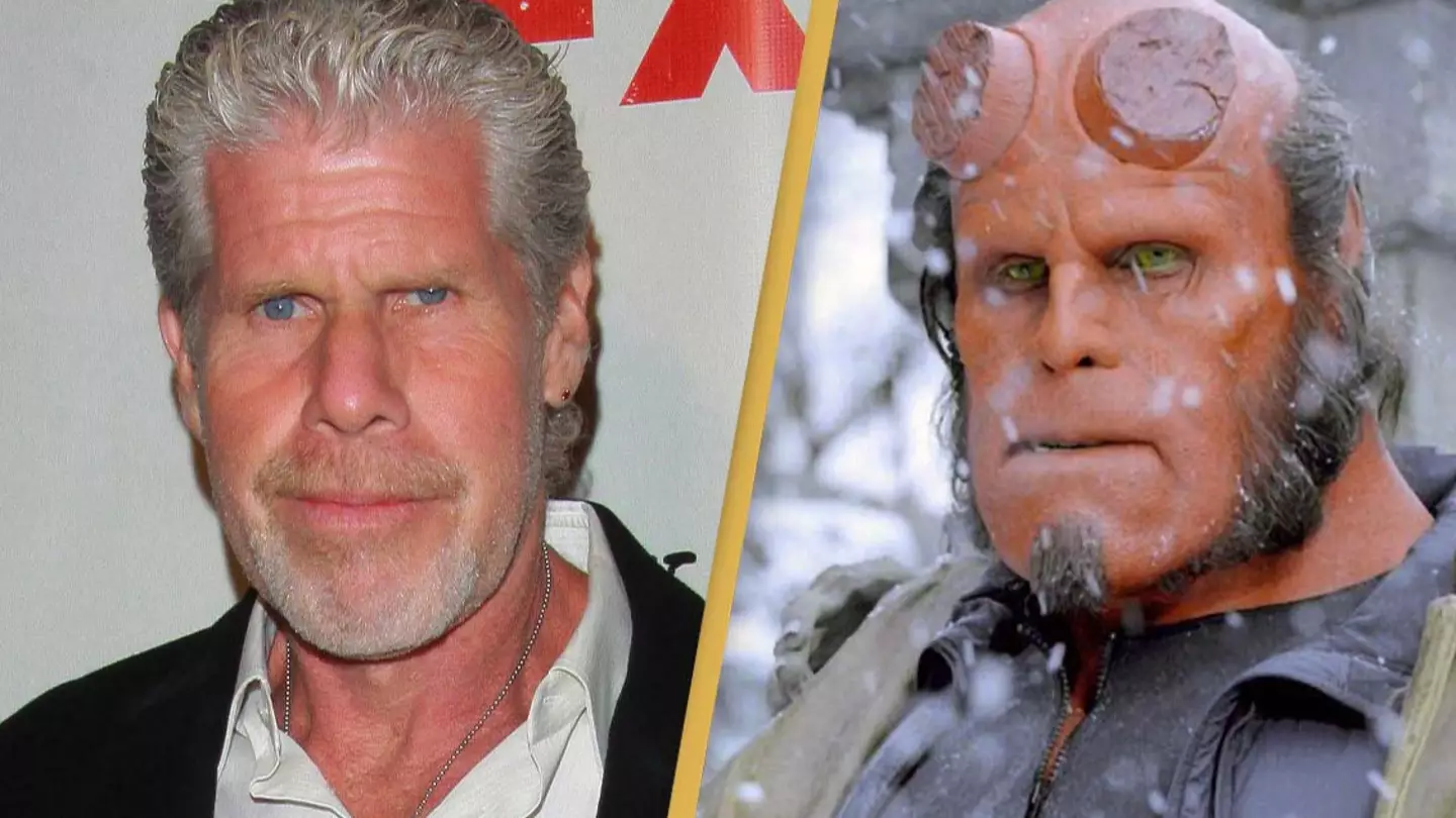 Ron Perlman's real life persona is very different compared to the more than 100 tough characters he's played