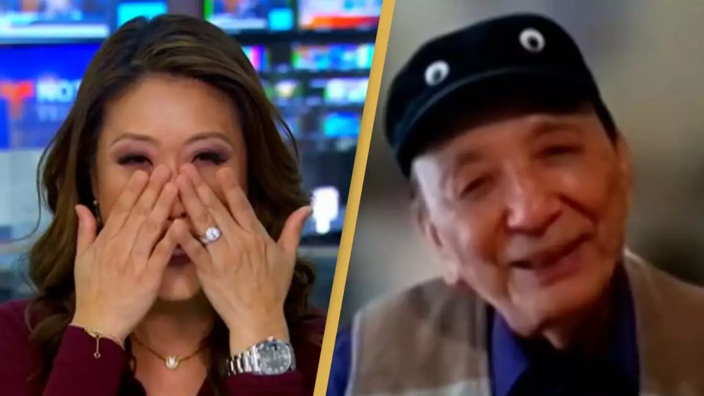Actor James Hong makes TV host choke up with his heartwarming question
