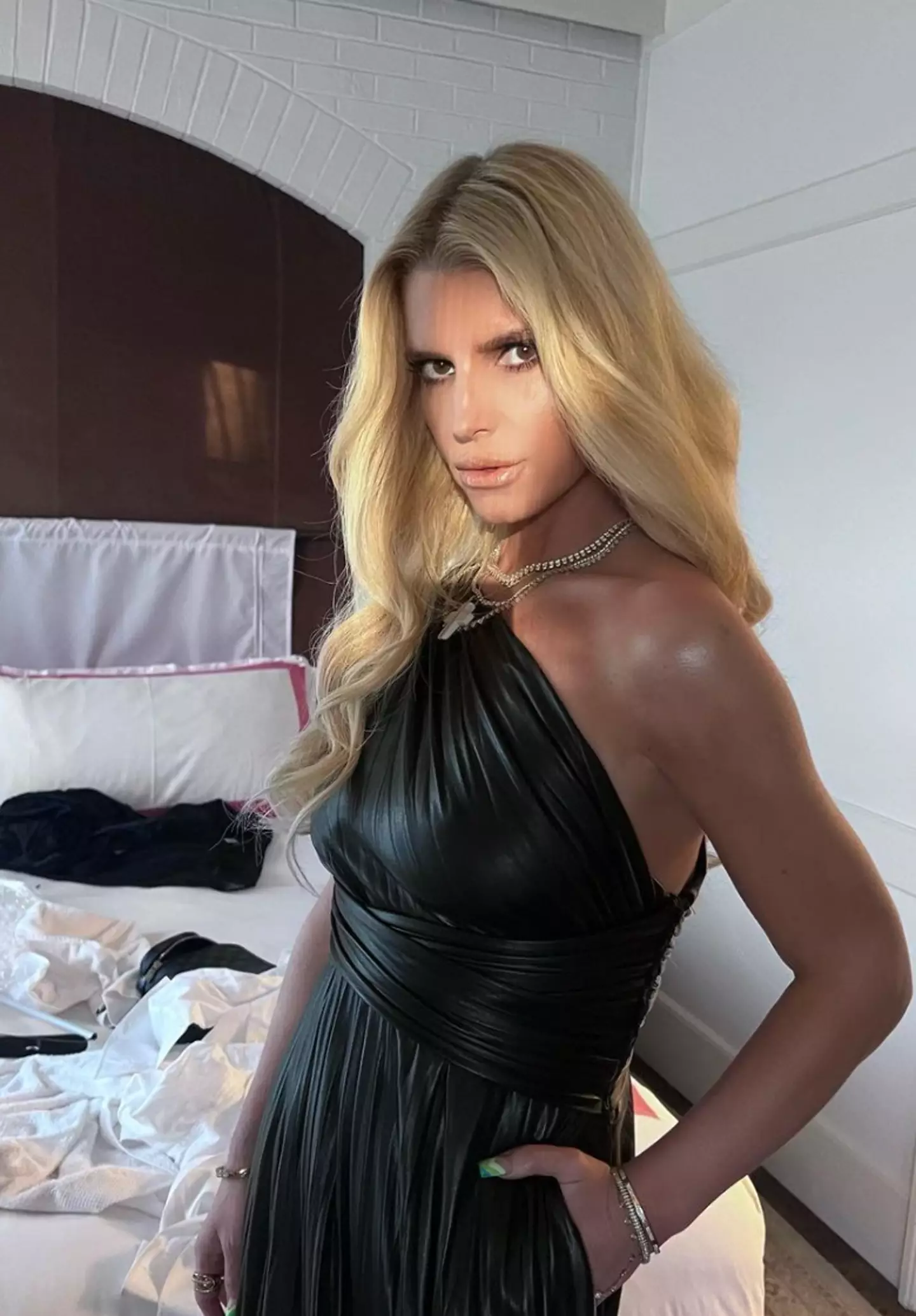 Jessica Simpson denied the Ozempic allegations.