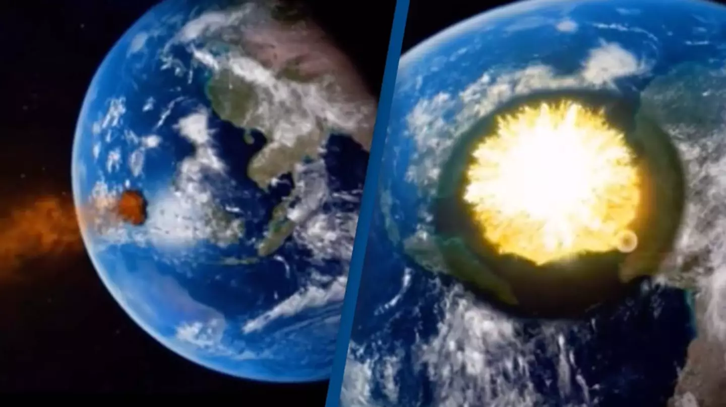 Disturbing simulation shows what would happen if meteor half the size of Pluto hit Earth
