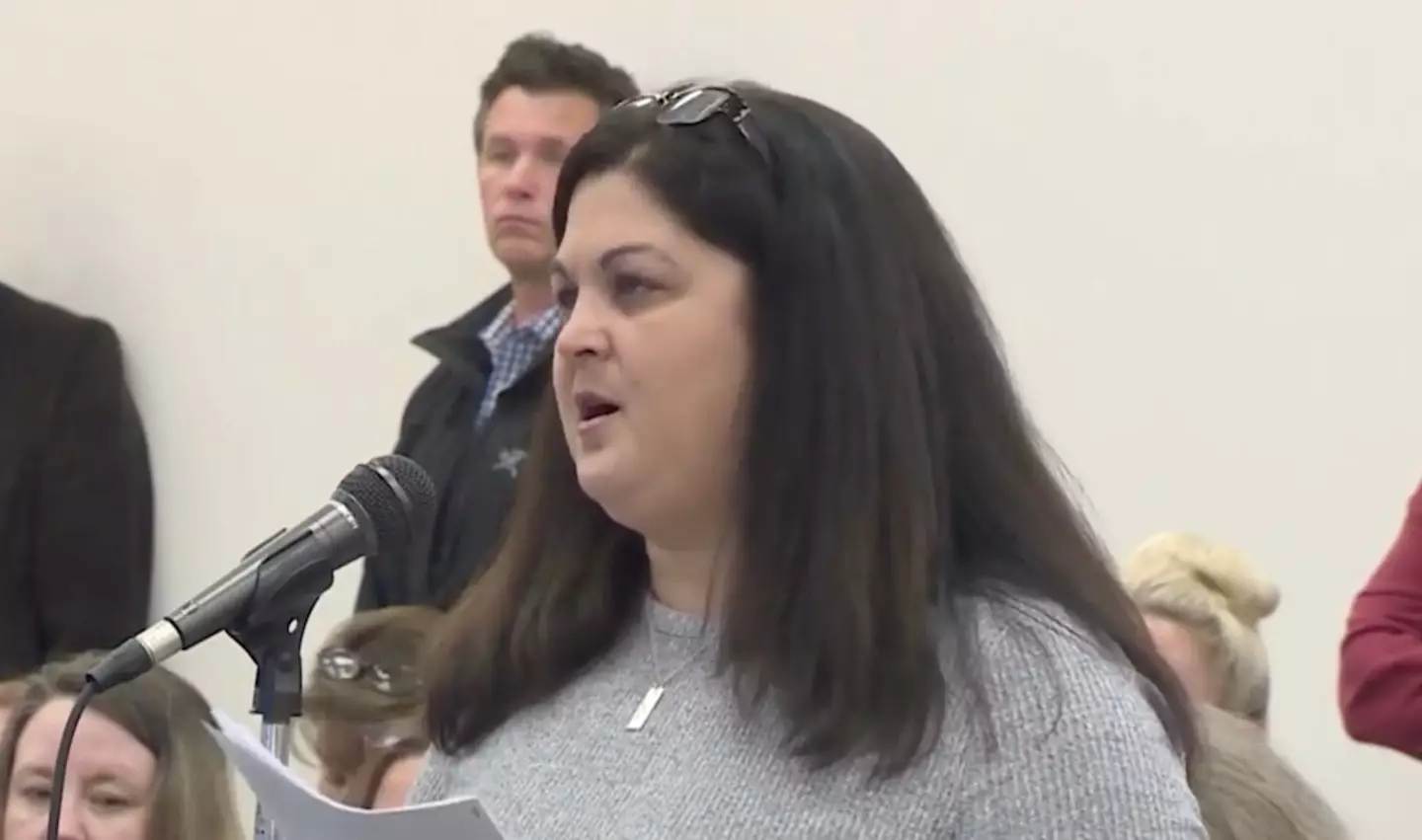 Deanne Corbin was among the parents calling on the education board to remove the student.