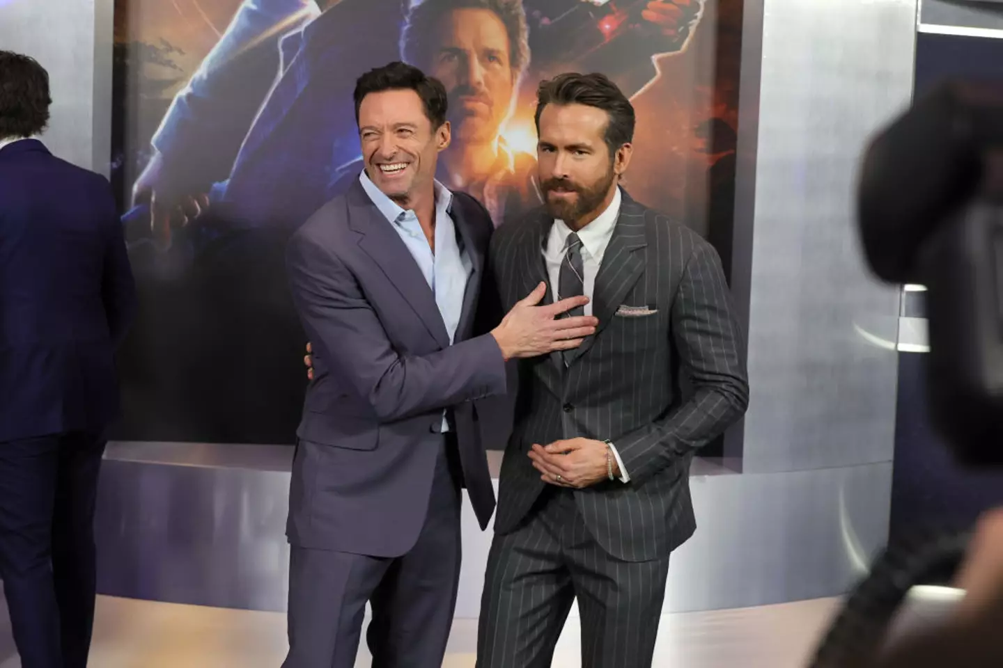 Hugh Jackman and Ryan Reynolds are known to be close off-camera. (Dia Dipasupil/FilmMagic)