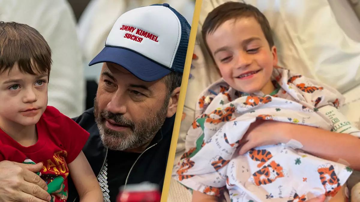 Jimmy Kimmel reveals son, 7, had third open heart surgery