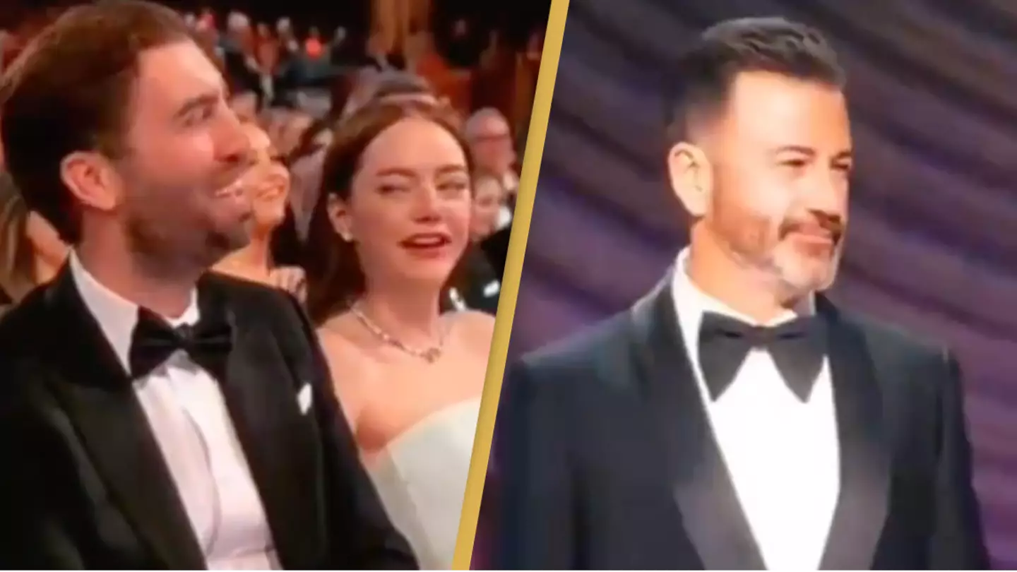 Viewers 'work out' what Emma Stone said in brutal reaction to Jimmy Kimmel Oscars joke about Poor Things
