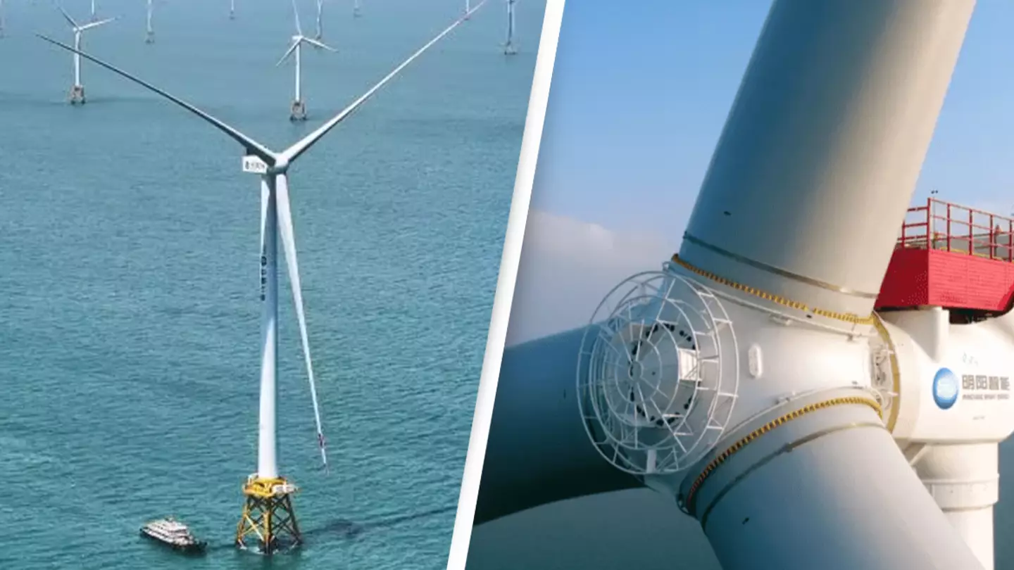 The world’s largest wind turbine has been switched on