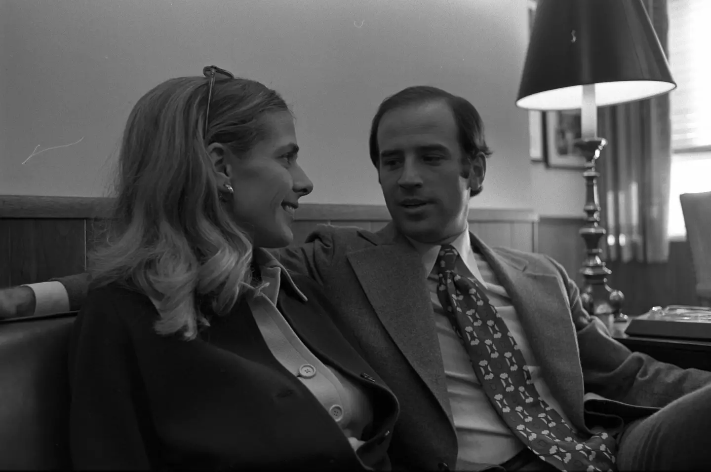 Joe and Neilia Biden in 1972, just weeks before his death.  (Guy DeLort/WWD/Penske Media via Getty Images)