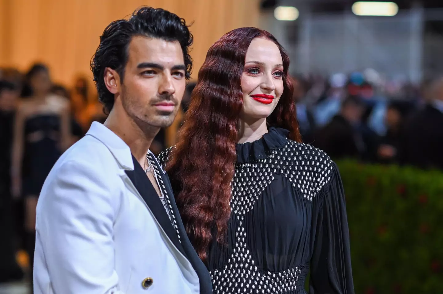 Sophie Turner and husband Joe Jonas at the Met Gala.