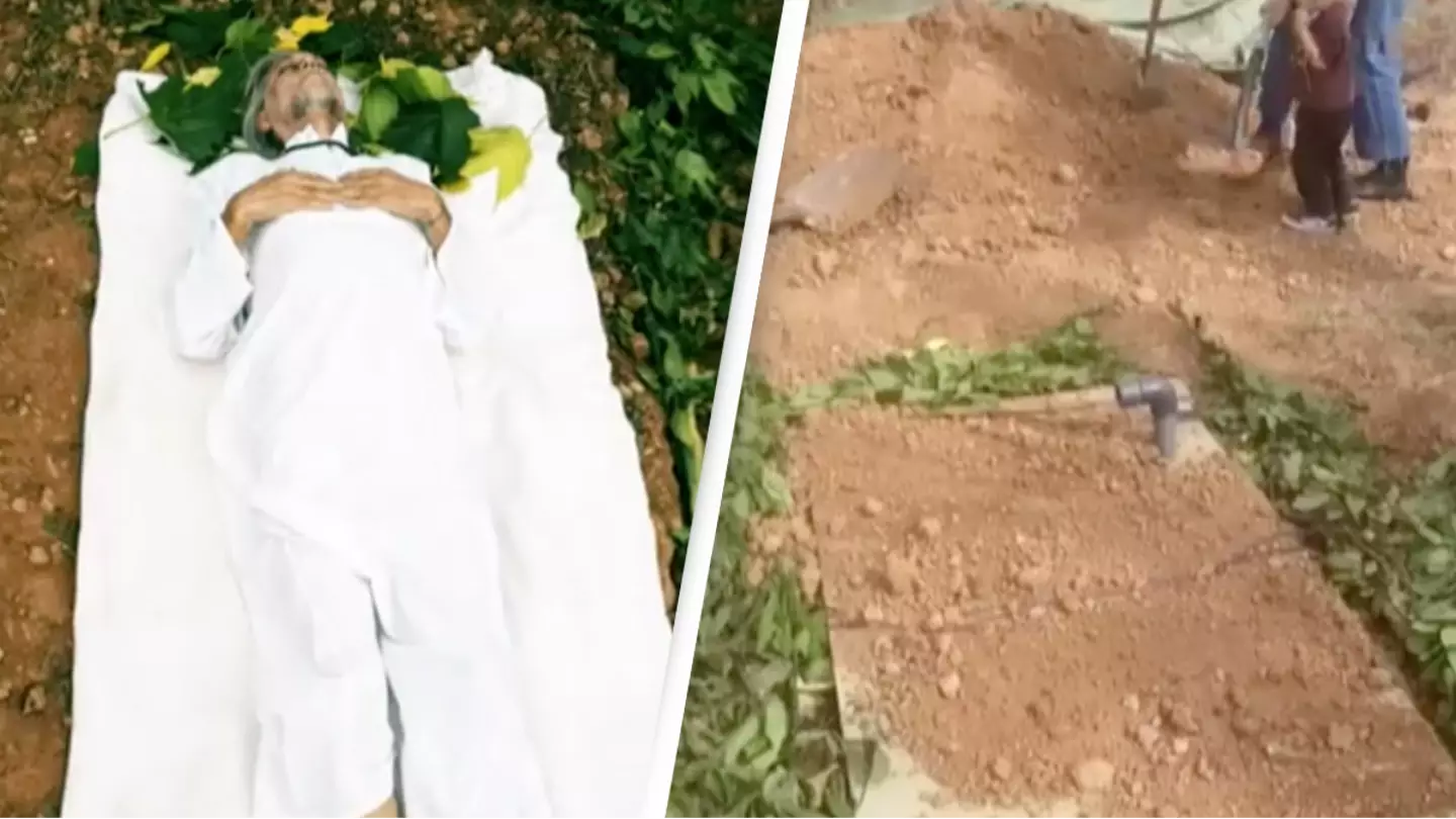 Man agrees to be buried alive after sharing deep reason for why he wanted to