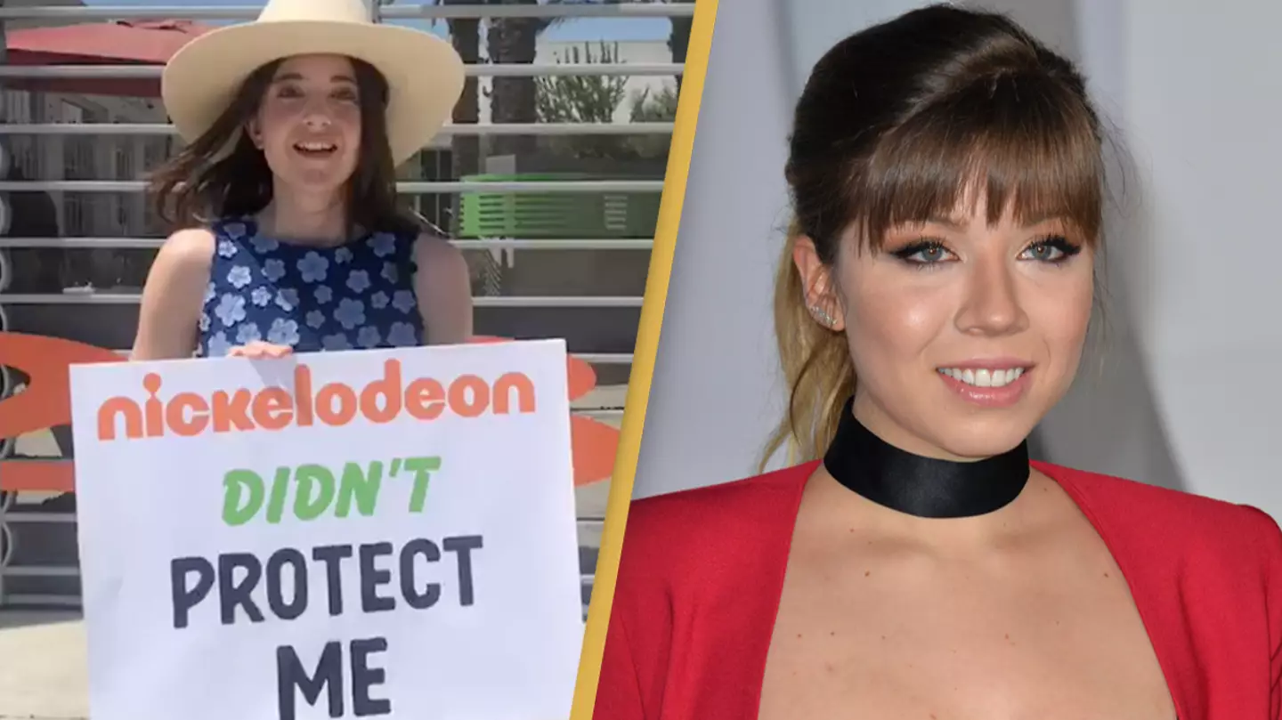 Zoey 101 star protests outside Nickelodeon headquarters following iCarly’s Jennette McCurdy's shocking revelations