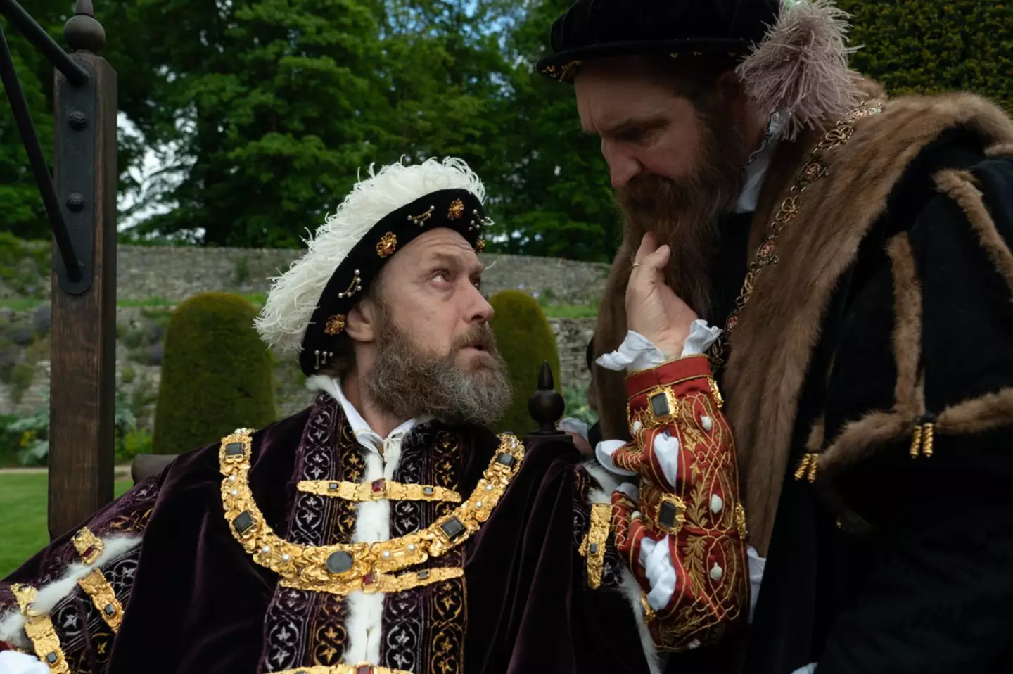 Jude Law plays Henry VIII in Firebrand. (Amazon Prime Video)