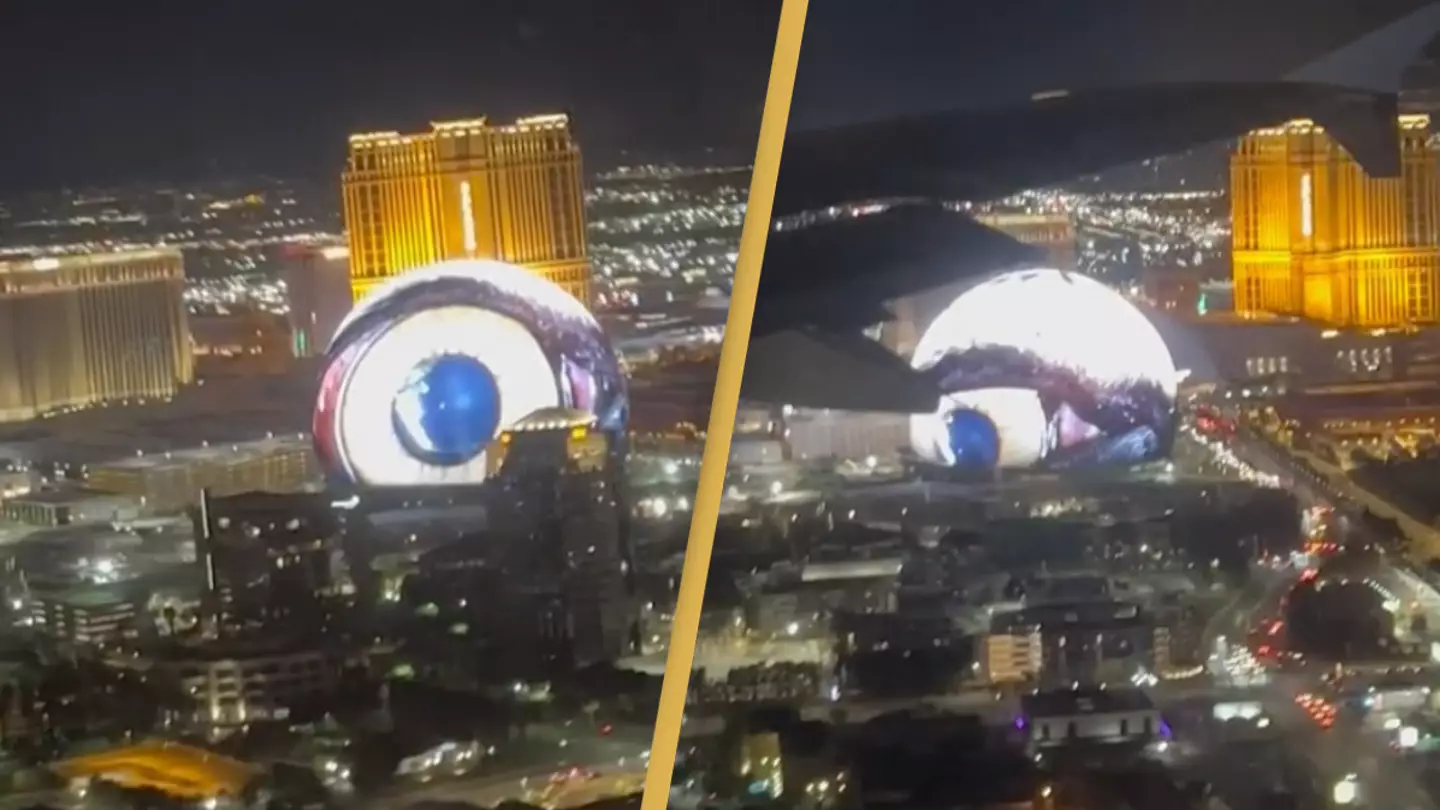 Las Vegas sphere called a ‘wonder of the world’ after people see aerial ...