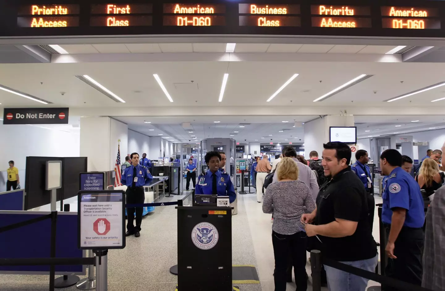 Most people are used to being scanned at the airport. (Joe Raedle/Getty Images)