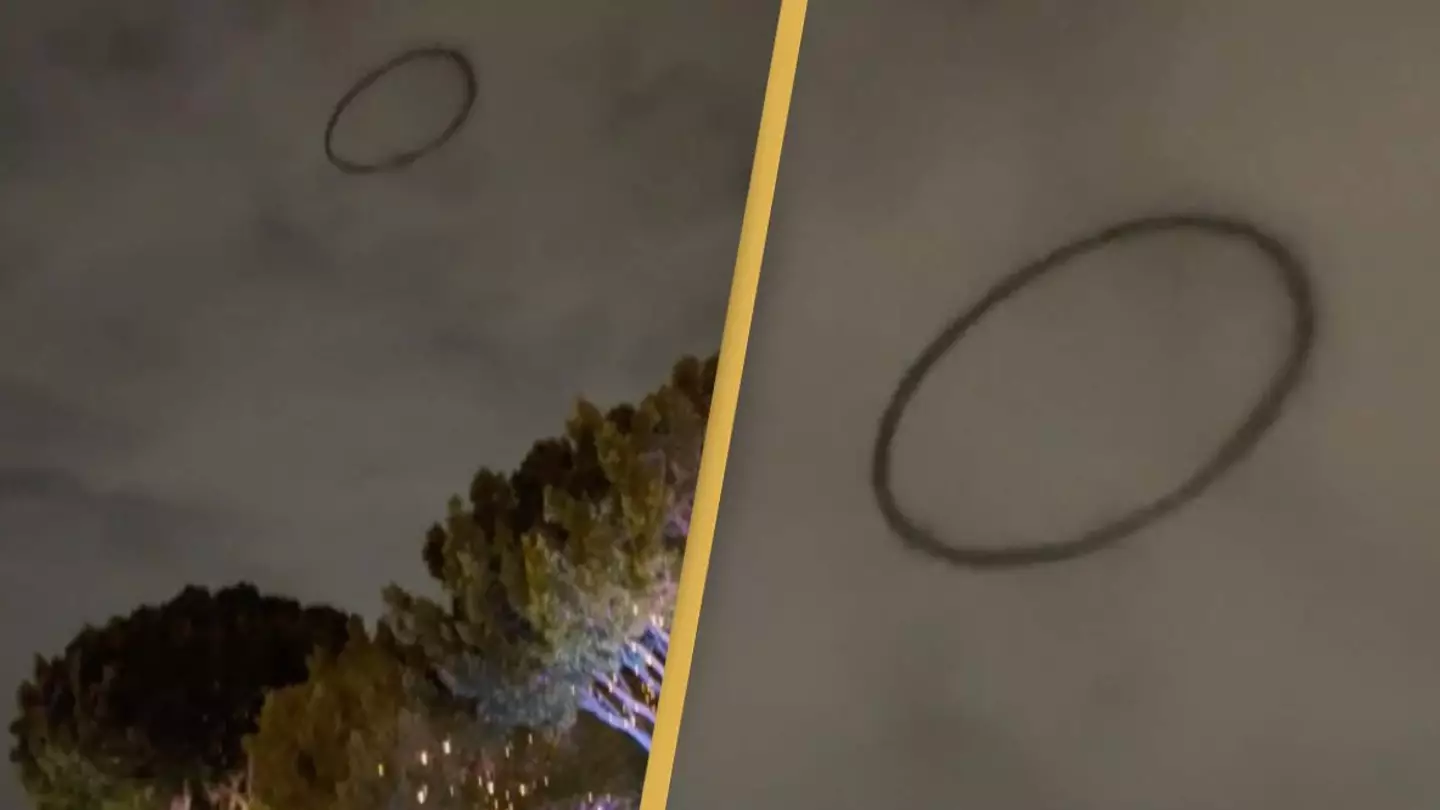 People saw 'disturbing' black ring that hovered above Disneyland in California
