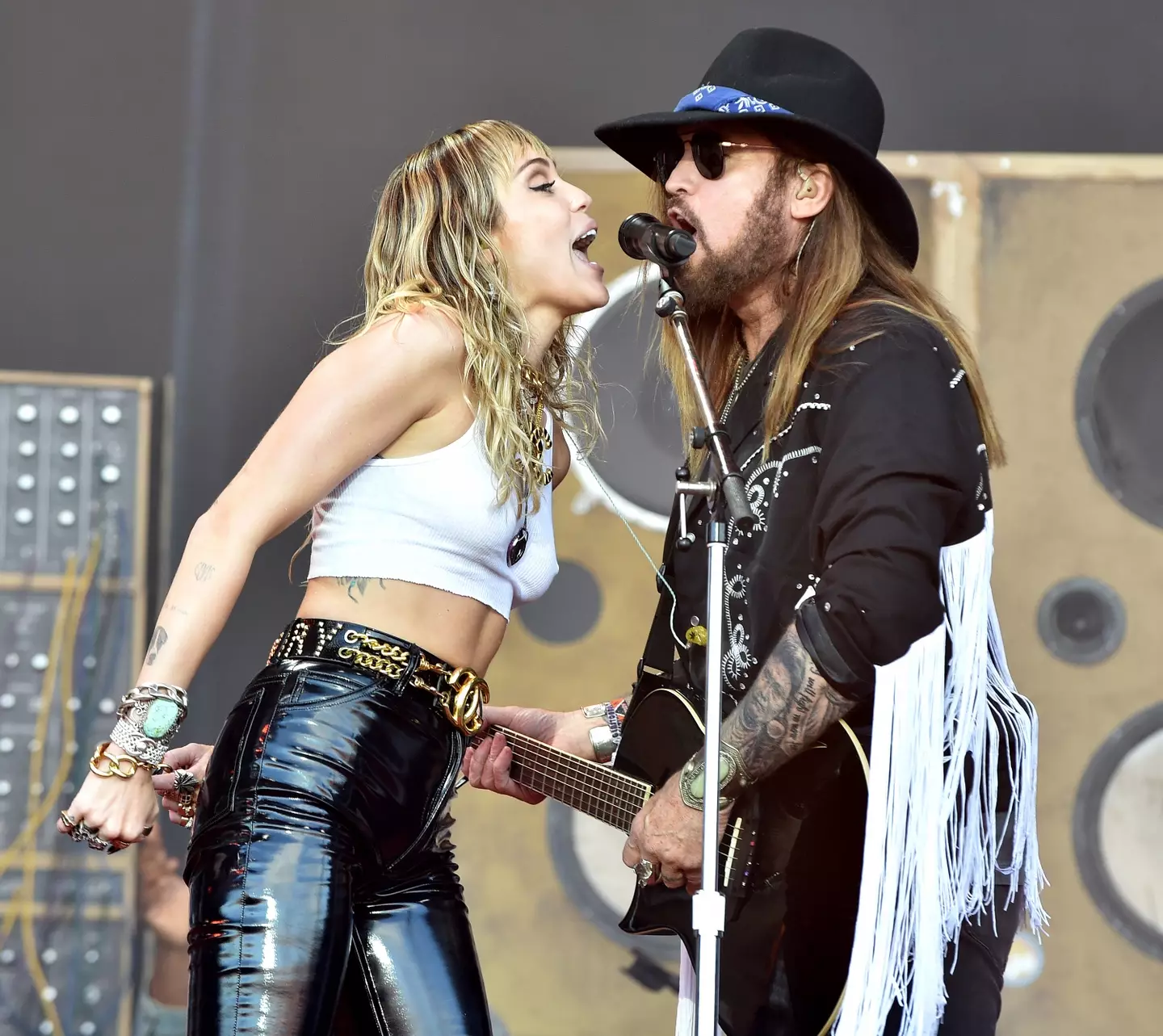 Miley Cyrus has spoken out on her relationship with Billy Ray. (Shirlaine Forrest/WireImage)
