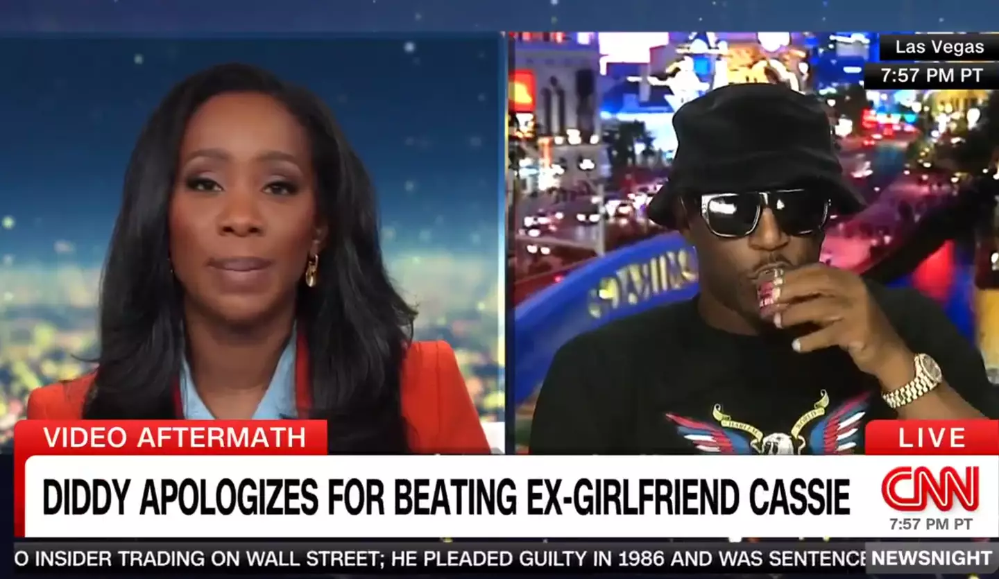 Cam'ron flashed a look of his drink's label (CNN) 
