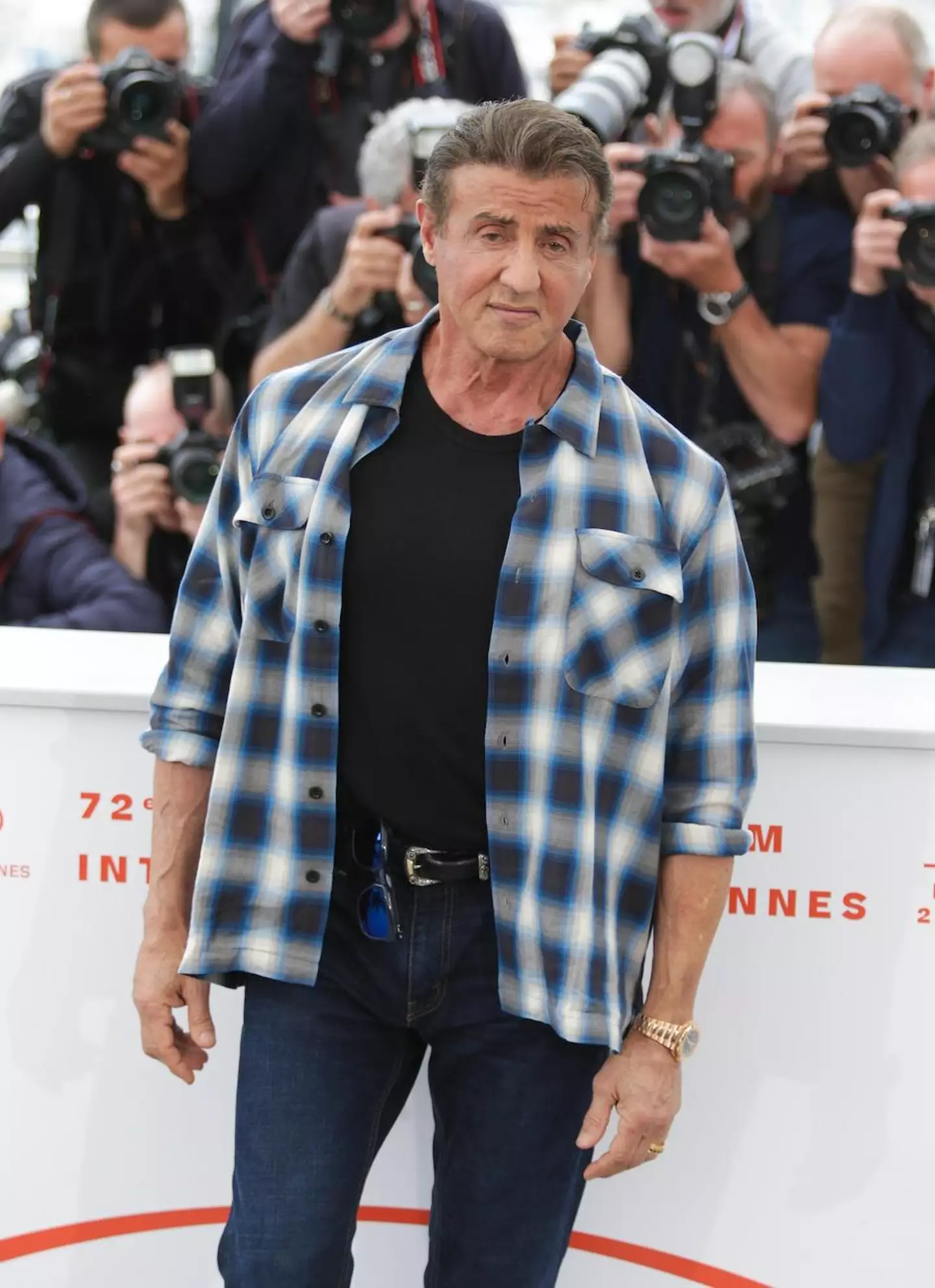 Sylvester Stallone denies the incident ever happened.