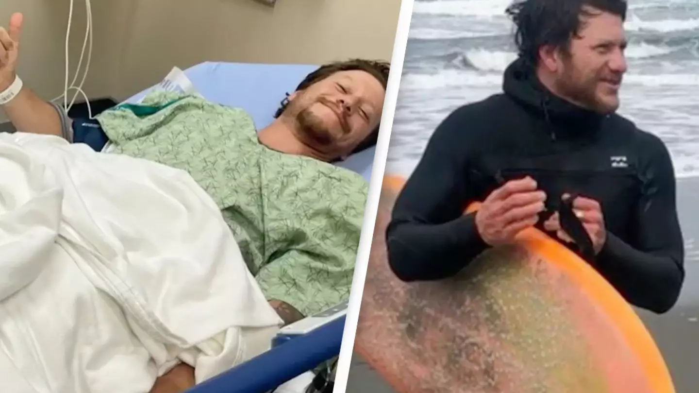 Surfer explains how he survived 13ft great white shark attack
