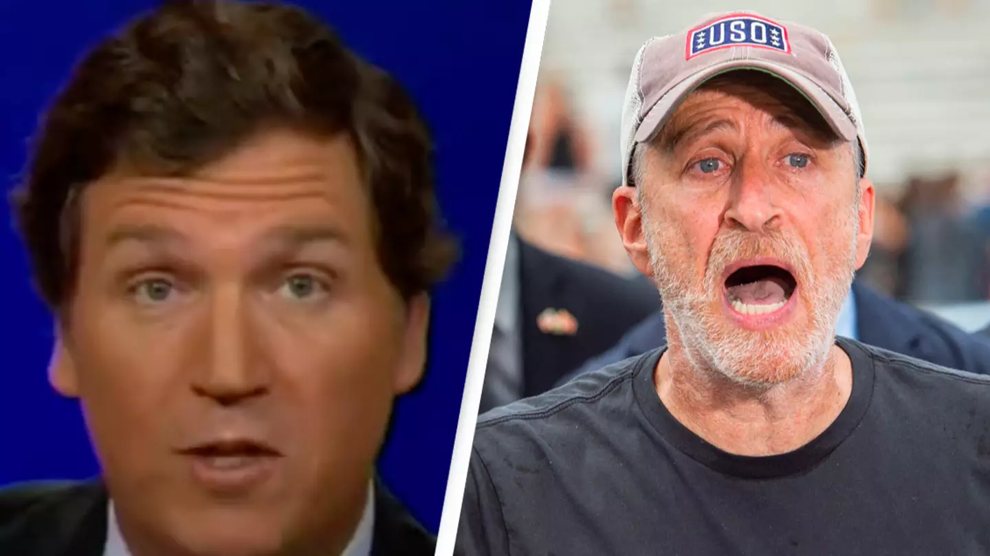 Tucker Carlson's attempt to get back at Jon Stewart goes very badly wrong