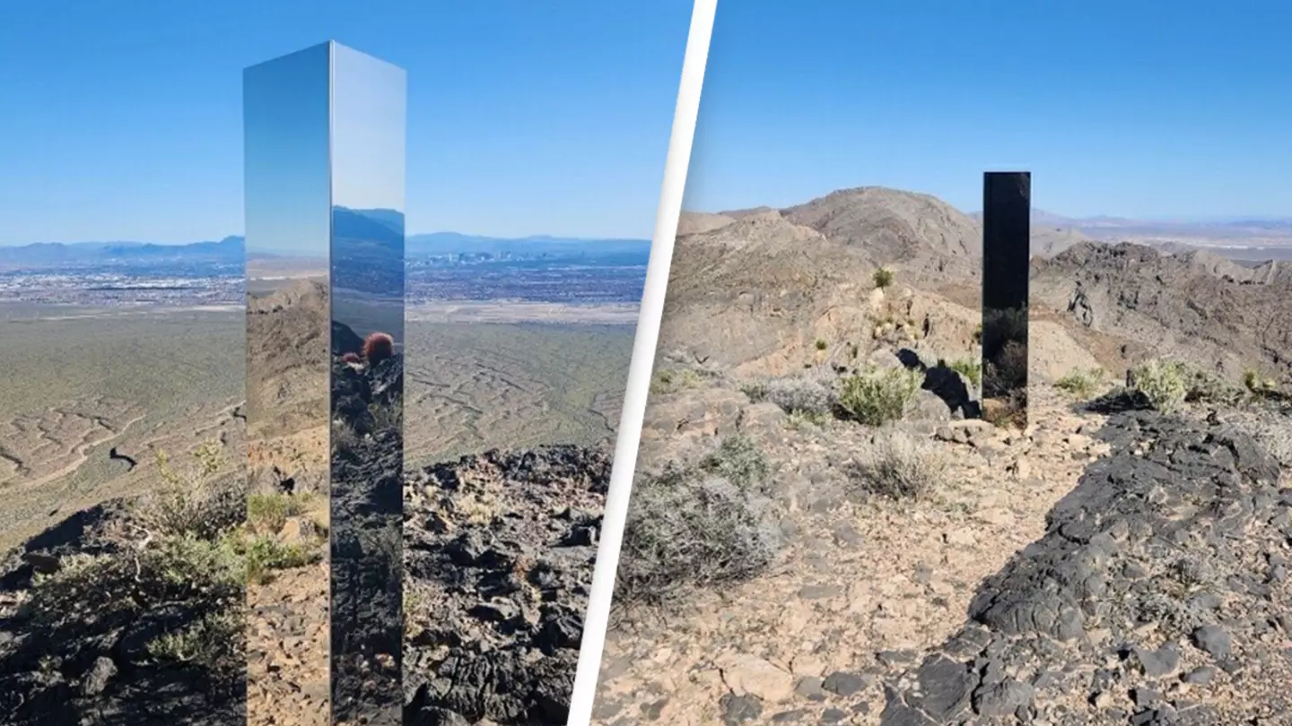Mysterious Monolith Appears Near Gass Peak in Nevada Desert