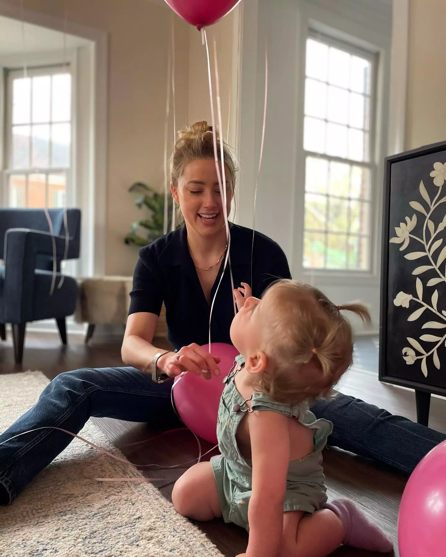 Heard is mom to a three-year-old daughter. (@amberheard/Instagram)