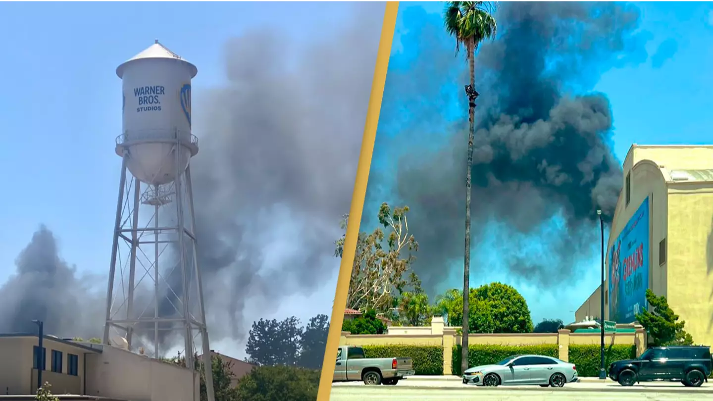Massive fire breaks out at Warner Bros. Studios in LA