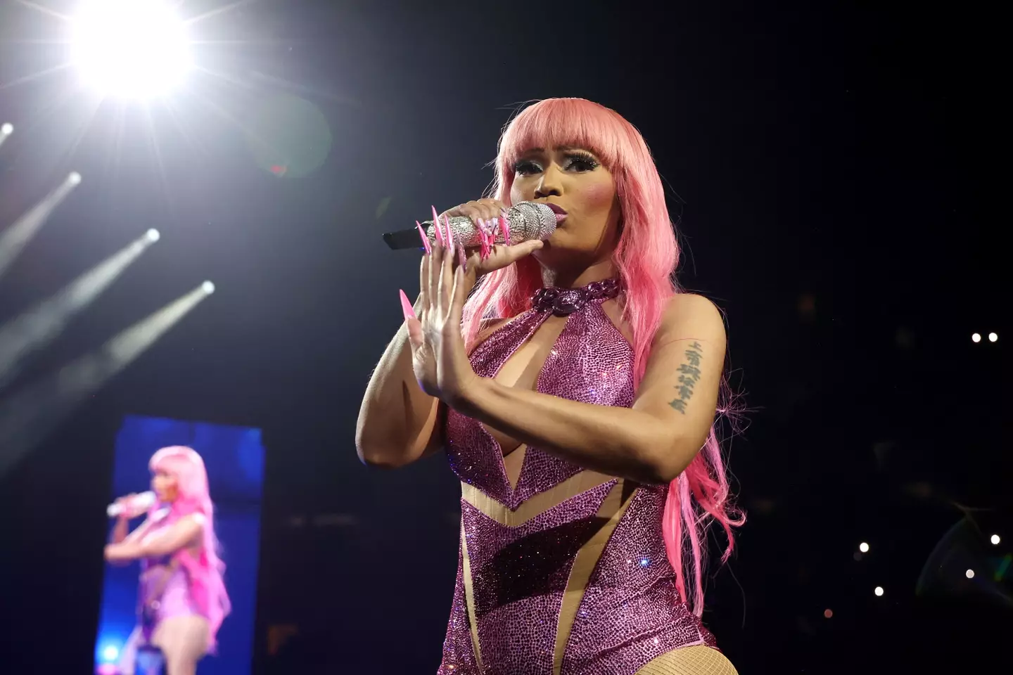 The singer has 'hit back at trolls' during her Birmingham concert. (Kevin Mazur/Getty Images for Live Nation)