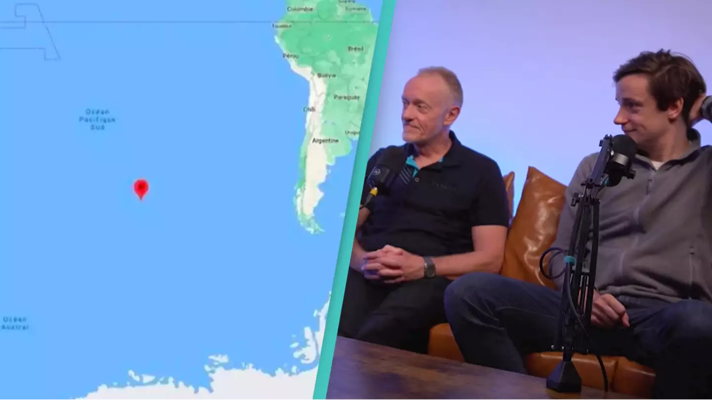 Father and son explain what it was like travelling to most isolated place on Earth