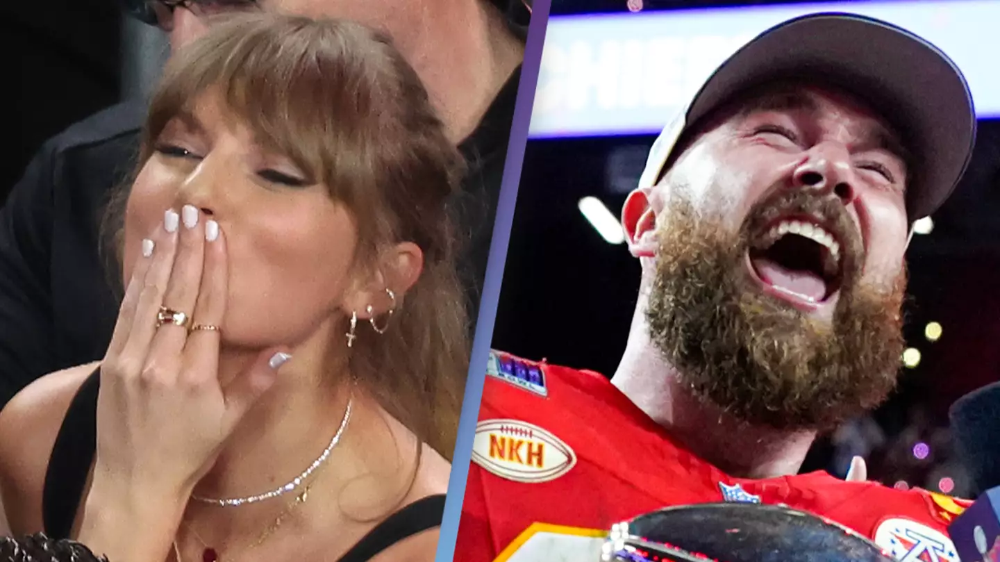 NFL Nation - Arms wrapped around the body, Taylor Swift and Travis