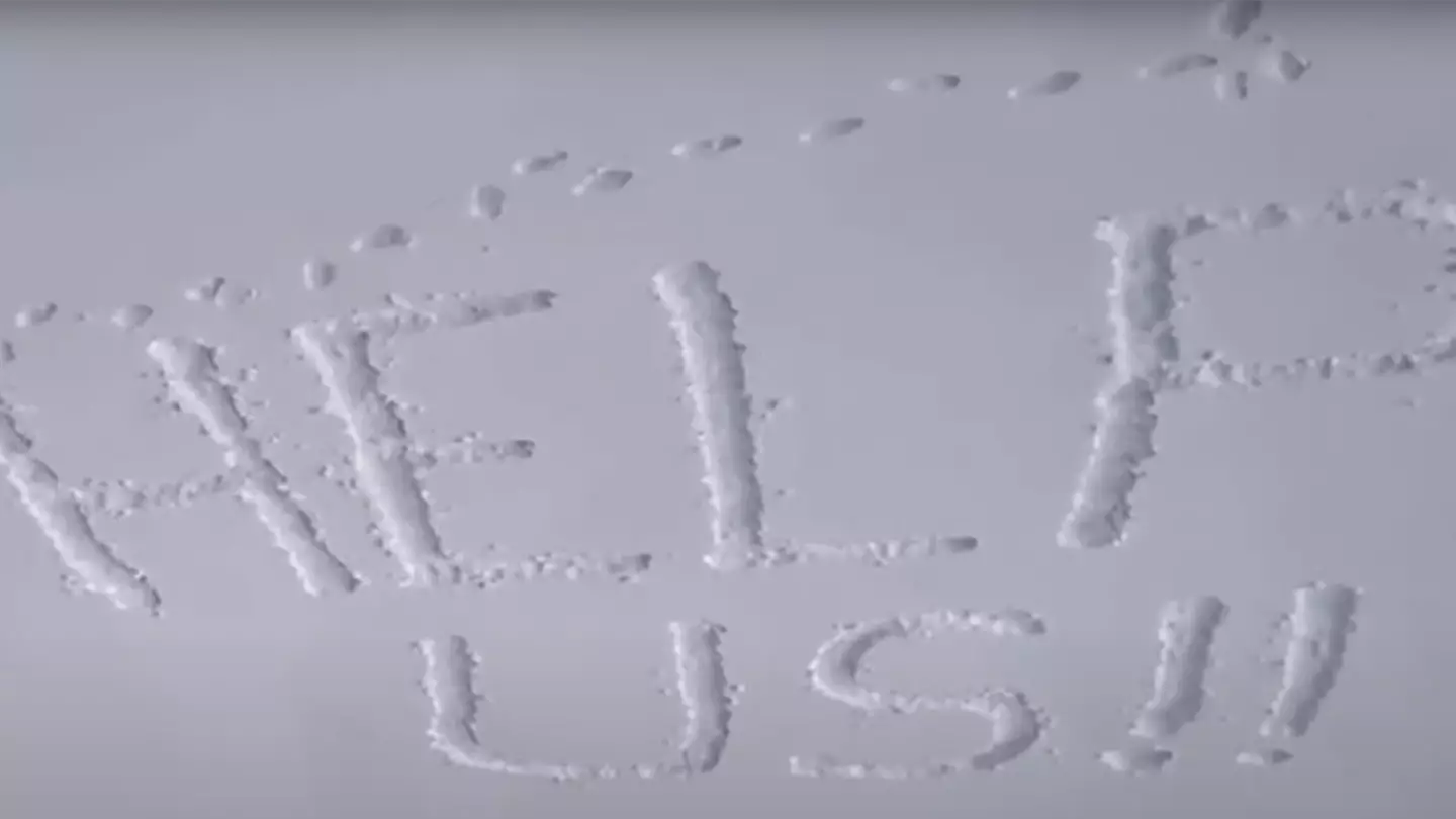 Residents write 'help us' in the snow as deadly weather hits the US